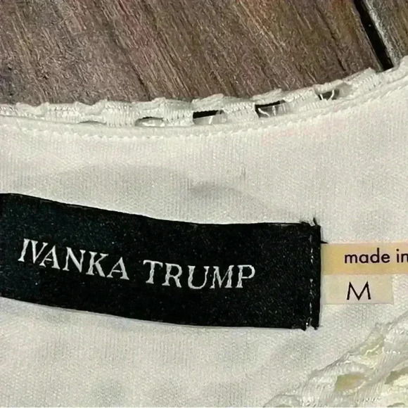 Ivanka Trump T-shirt  blouse Medium white - Picture 3 of 6